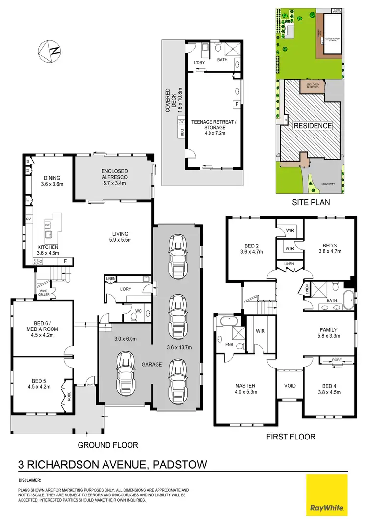 Floorplan of Homely house listing, 3 Richardson Avenue, Padstow NSW 2211