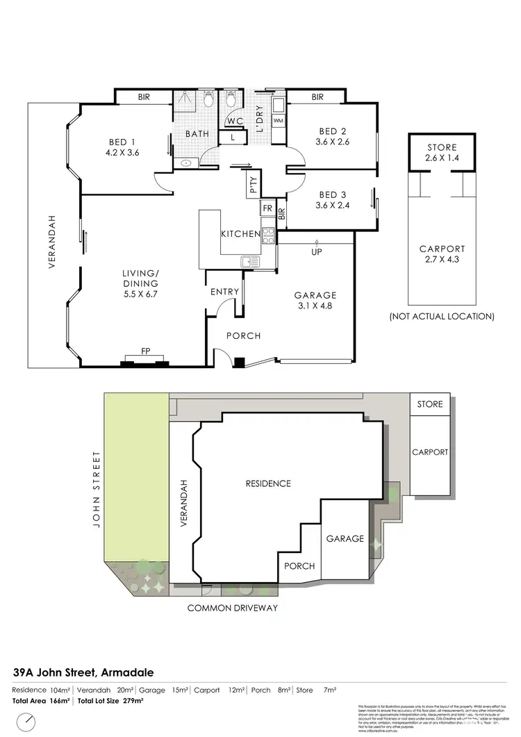 Floorplan of Homely house listing, 39A John Street, Armadale WA 6112