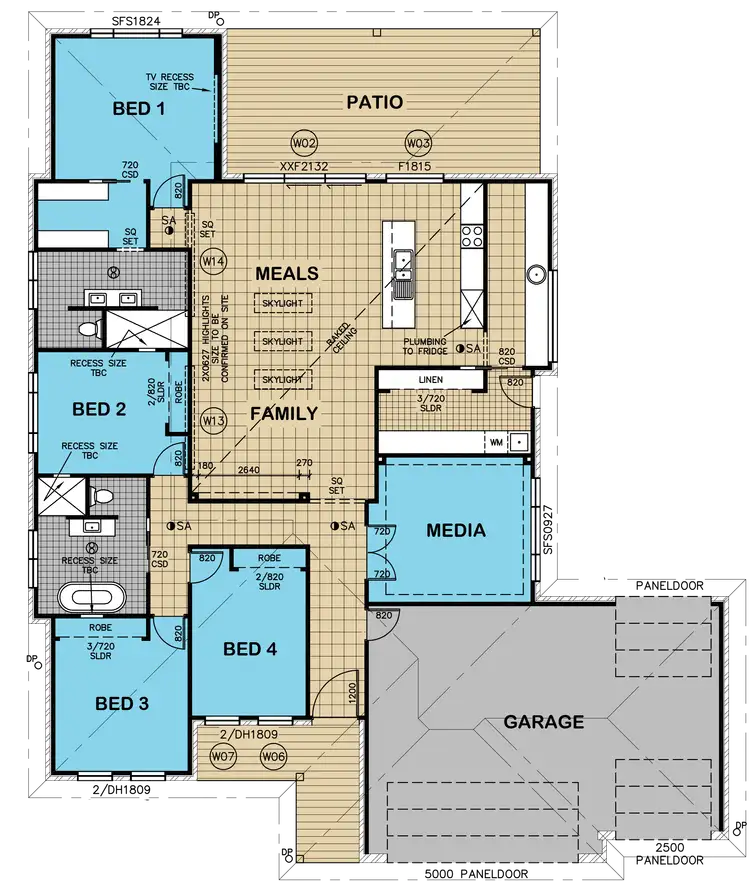 Floorplan of Homely house listing, 11 Marine Court, Dubbo NSW 2830