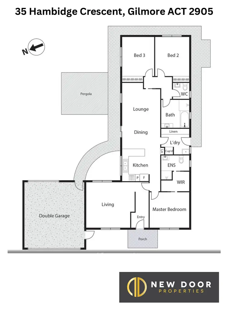 Floorplan of Homely house listing, 35 Hambidge Crescent, Gilmore ACT 2905