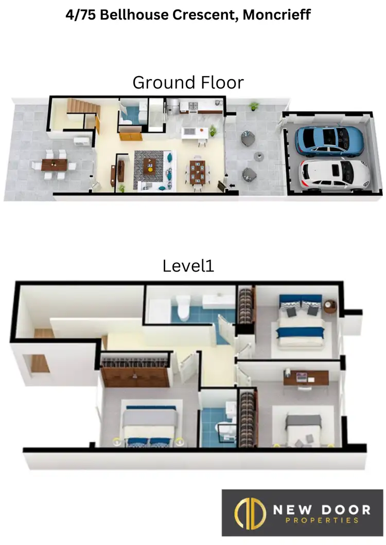 Floorplan of Homely house listing, 4/75 Bellhouse Crescent, Moncrieff ACT 2914