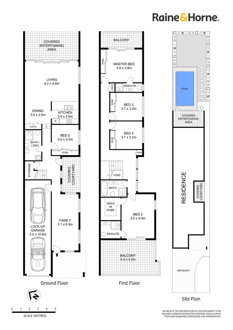 Floorplan of Homely semi-detached listing, 6 Waratah Street, Bexley NSW 2207