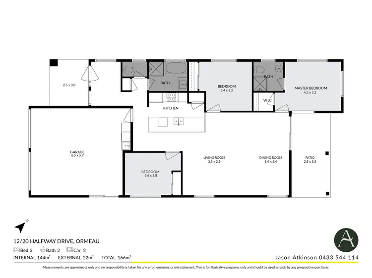Floorplan of Homely house listing, 12/20 Halfway Drive, Ormeau QLD 4208
