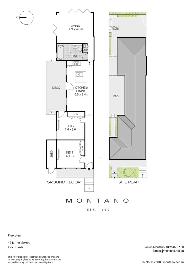 Floorplan of Homely house listing, 49 James Street, Leichhardt NSW 2040