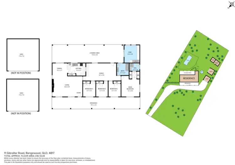 Floorplan of Homely house listing, 11 Gibraltar Road, Rangewood QLD 4817