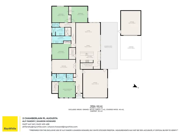 Floorplan of Homely house listing, 2 Chamberlain Place, Augusta WA 6290