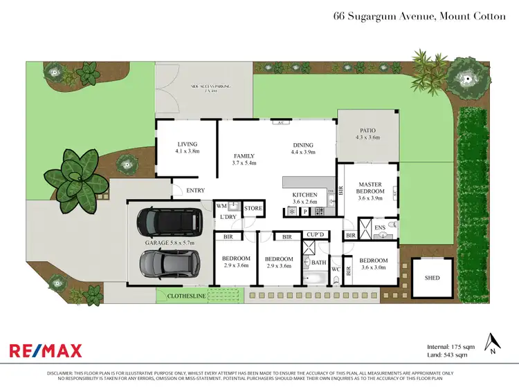 Floorplan of Homely house listing, 66 Sugargum Avenue, Mount Cotton QLD 4165