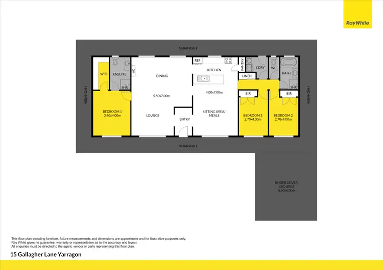 Floorplan of Homely rural property listing, 15 Gallagher Lane, Yarragon VIC 3823