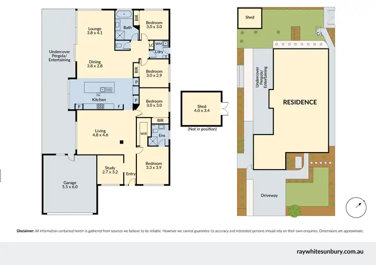 Floorplan of Homely house listing, 2 Trumper Crescent, Sunbury VIC 3429