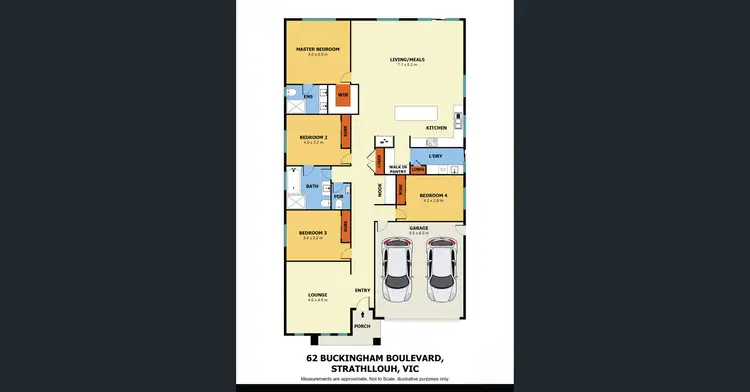 Floorplan of Homely house listing, 62 Buckingham Boulevard, Strathtulloh VIC 3338
