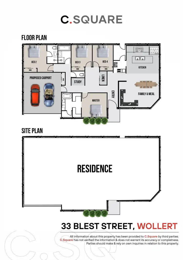 Floorplan of Homely house listing, 33 Blest Street, Wollert VIC 3750