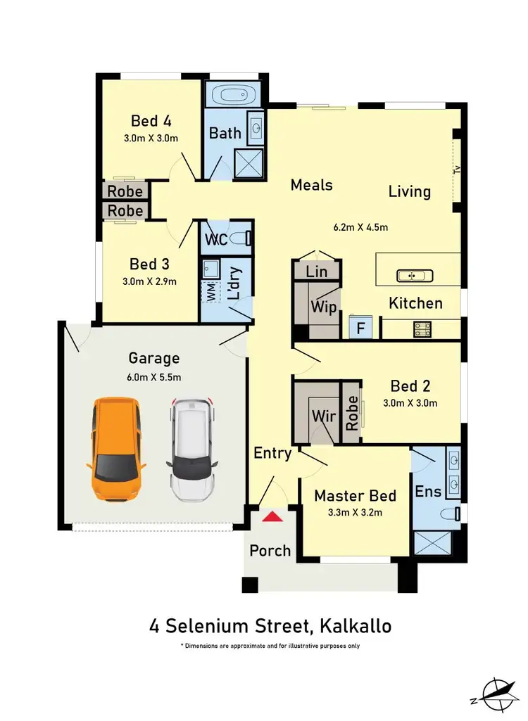 Floorplan of Homely house listing, 4 Selenium Street, Kalkallo VIC 3064