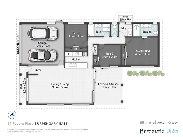 Floorplan of Homely house listing, 57 Fodora Place, Burpengary East QLD 4505