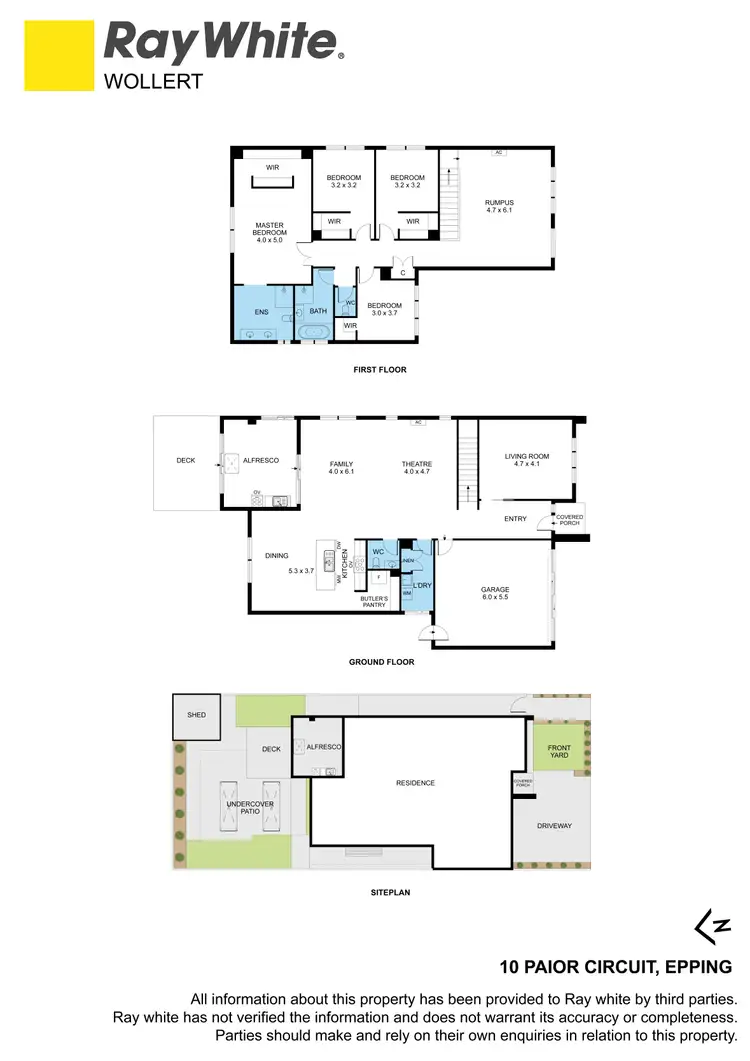 Floorplan of Homely house listing, 10 Paior Circuit, Epping VIC 3076
