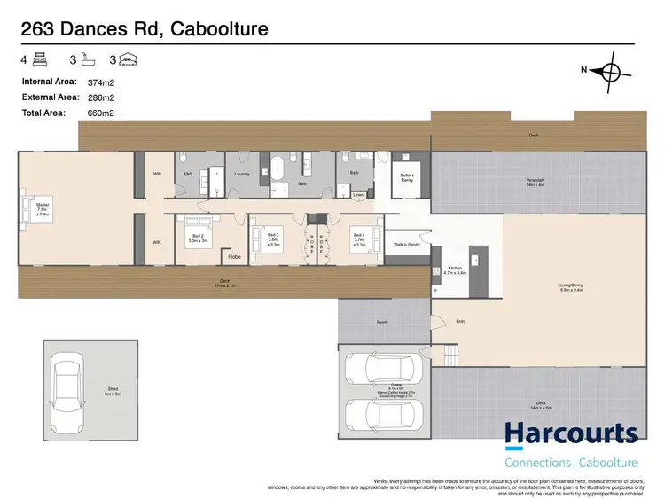 Floorplan of Homely house listing, 263 Dances Road, Caboolture QLD 4510