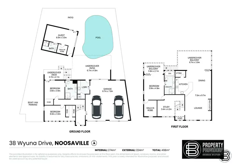 Floorplan of Homely house listing, 38 Wyuna Drive, Noosaville QLD 4566