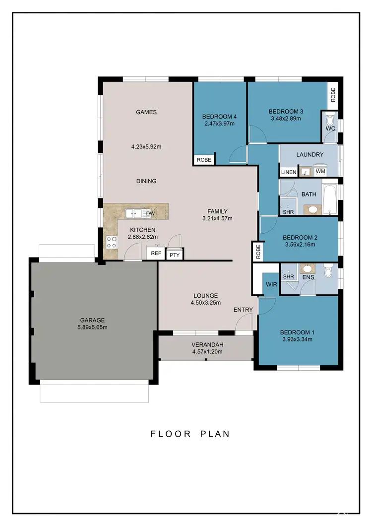 Floorplan of Homely house listing, 12 D'Vitale Loop, Byford WA 6122