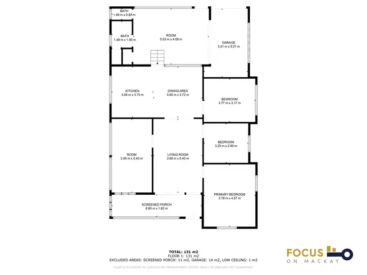 Floorplan of Homely house listing, 14 Phillips St, Sarina QLD 4737