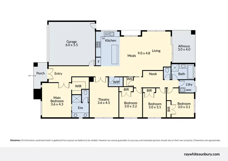 Floorplan of Homely house listing, 135 Madisons Avenue, Diggers Rest VIC 3427