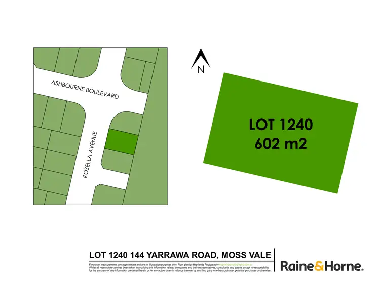 Floorplan of Homely land listing, LOT 1240, 141 Yarrawa Road, Moss Vale NSW 2577