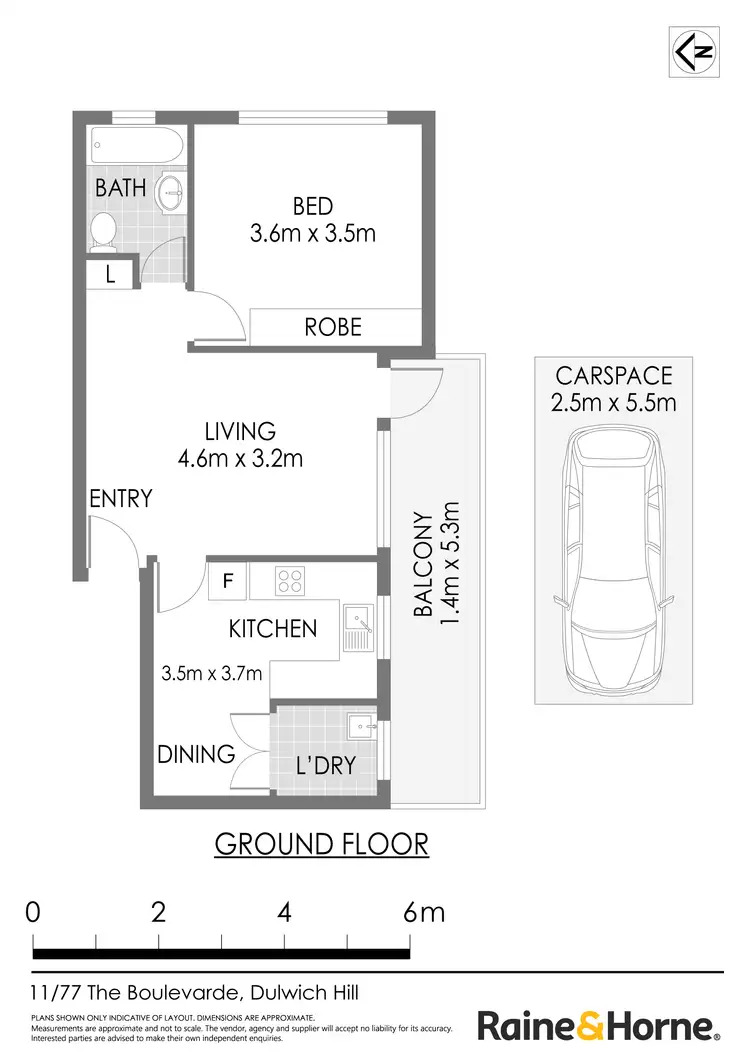 Floorplan of Homely apartment listing, 11/77 The Boulevarde, Dulwich Hill NSW 2203
