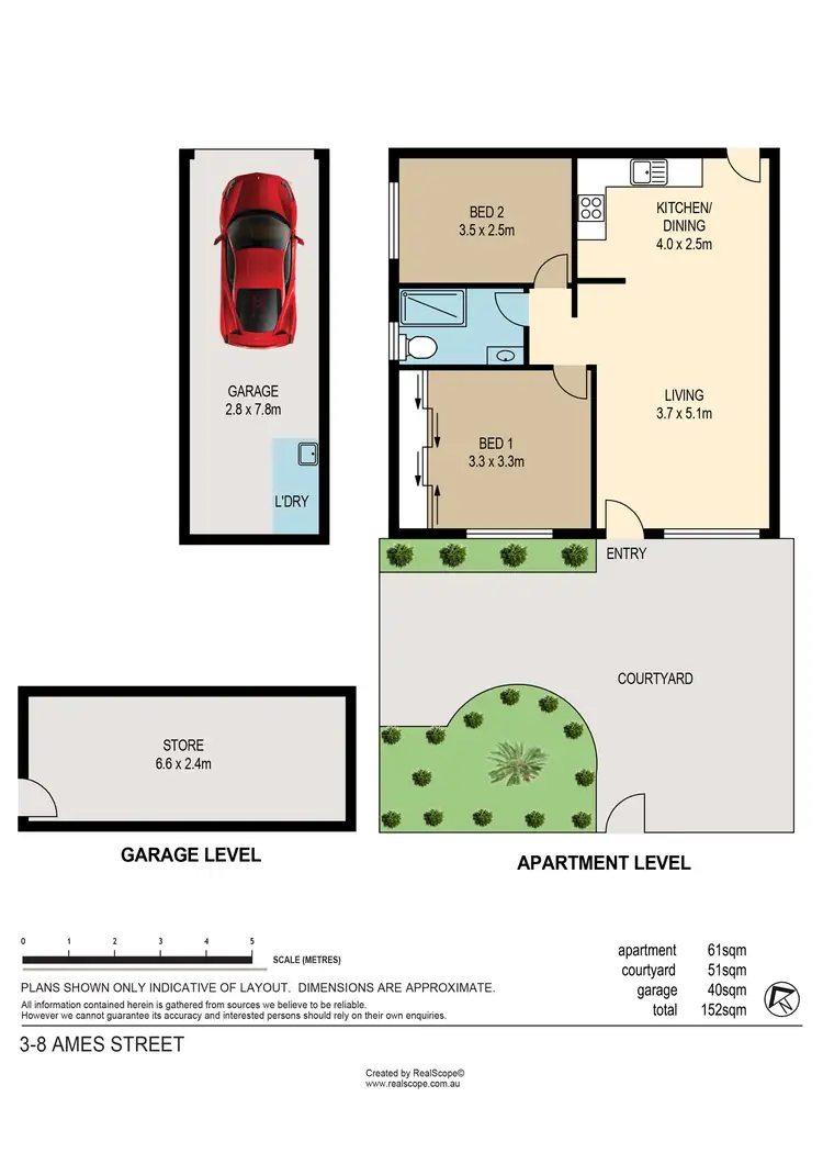 Floorplan of Homely unit listing, 3/8 Ames Street, Coorparoo QLD 4151