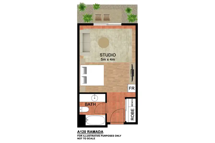 Floorplan of Homely apartment listing, A120/316 Port Douglas Road, Port Douglas QLD 4877