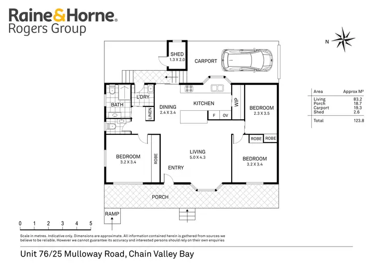 Floorplan of Homely house listing, 76/25 Mulloway Road, Chain Valley Bay NSW 2259