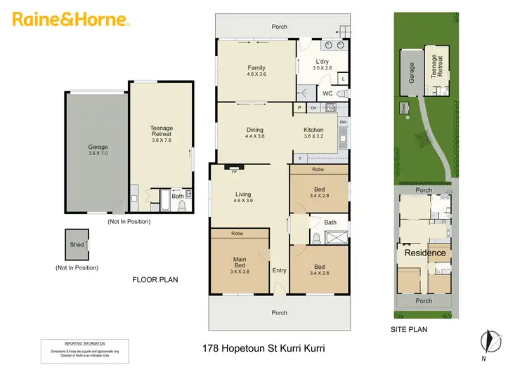 Floorplan of Homely house listing, 178 Hopetoun Street, Kurri Kurri NSW 2327