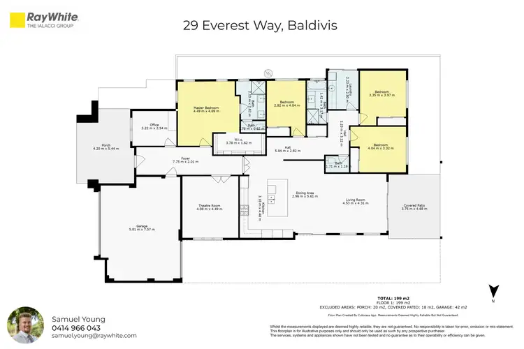Floorplan of Homely house listing, 29 Everest Way, Baldivis WA 6171