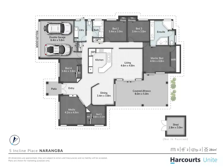 Floorplan of Homely house listing, 5 Incline Place, Narangba QLD 4504