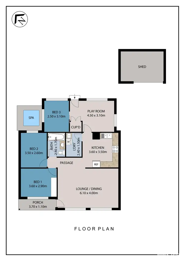 Floorplan of Homely house listing, 41 Park Road, Byford WA 6122