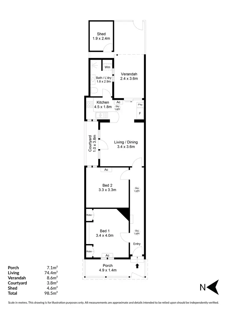 Floorplan of Homely house listing, 22 Surflen Street, Adelaide SA 5000