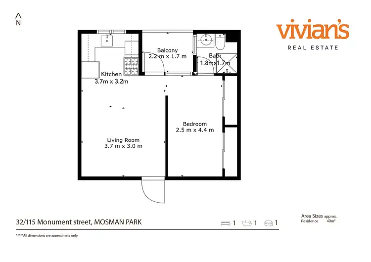 Floorplan of Homely apartment listing, 32/115 Monument Street, Mosman Park WA 6012