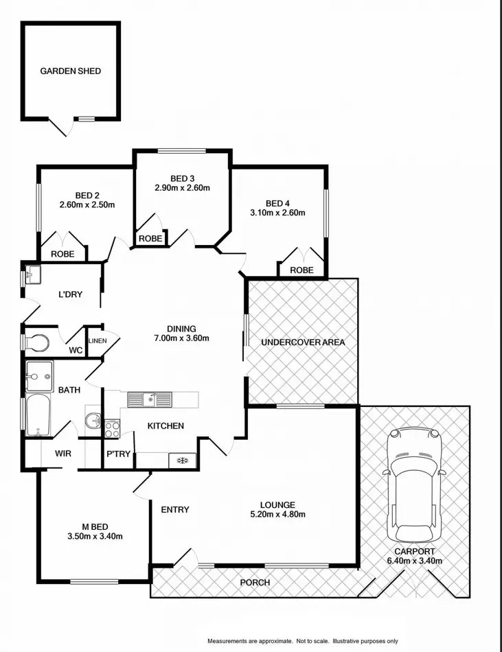 Floorplan of Homely house listing, 535 Daly Street, Lavington NSW 2641
