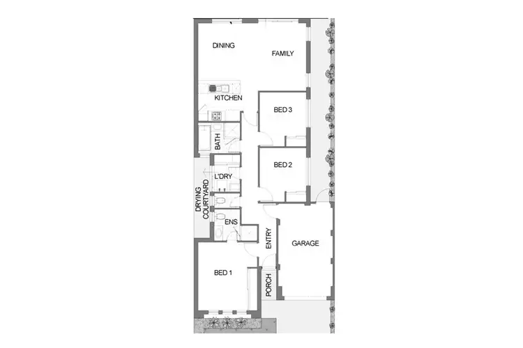 Floorplan of Homely house listing, 17B Calvert Loop, Hilbert WA 6112