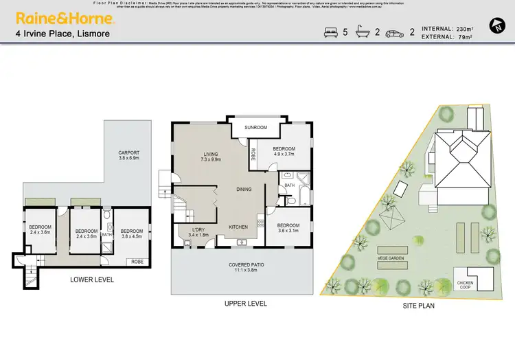 Floorplan of Homely house listing, 4 Irvine Place, Lismore NSW 2480
