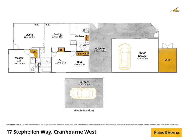 Floorplan of Homely house listing, 17 Stephellen Way, Cranbourne West VIC 3977