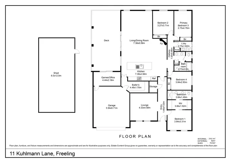 Floorplan of Homely other listing, 2 (Allotment 11) Kuhlmann Lane, Freeling SA 5372