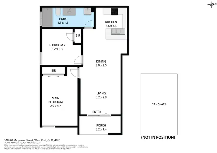 Floorplan of Homely house listing, 1/18-20 Maryvale Street, West End QLD 4810