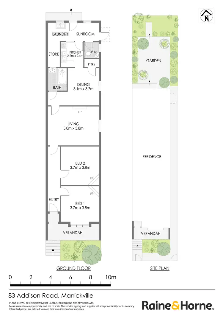 Floorplan of Homely house listing, 83 Addison Road, Marrickville NSW 2204