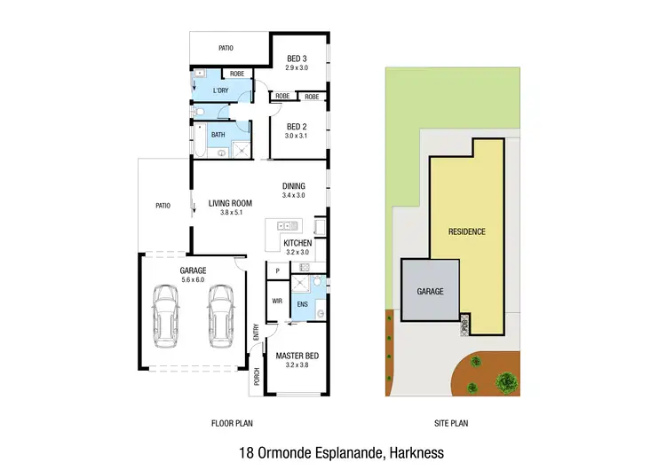 Floorplan of Homely house listing, 18 Ormonde Esplanade, Harkness VIC 3337