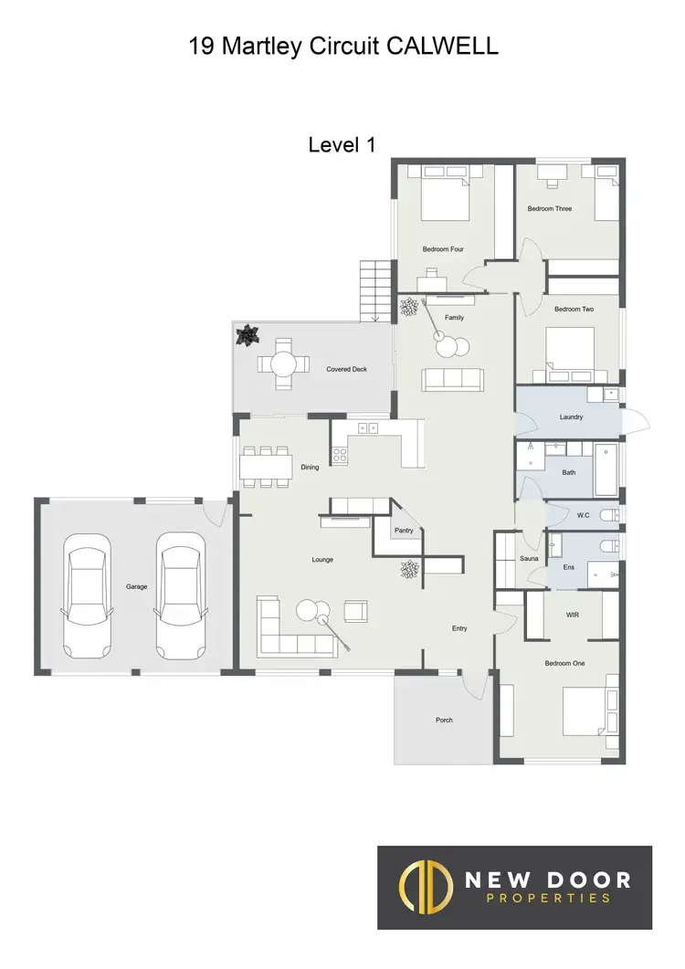 Floorplan of Homely house listing, 19 Martley Circuit, Calwell ACT 2905