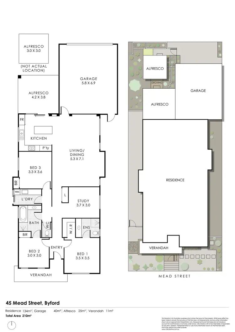 Floorplan of Homely house listing, 45 Mead Street, Byford WA 6122