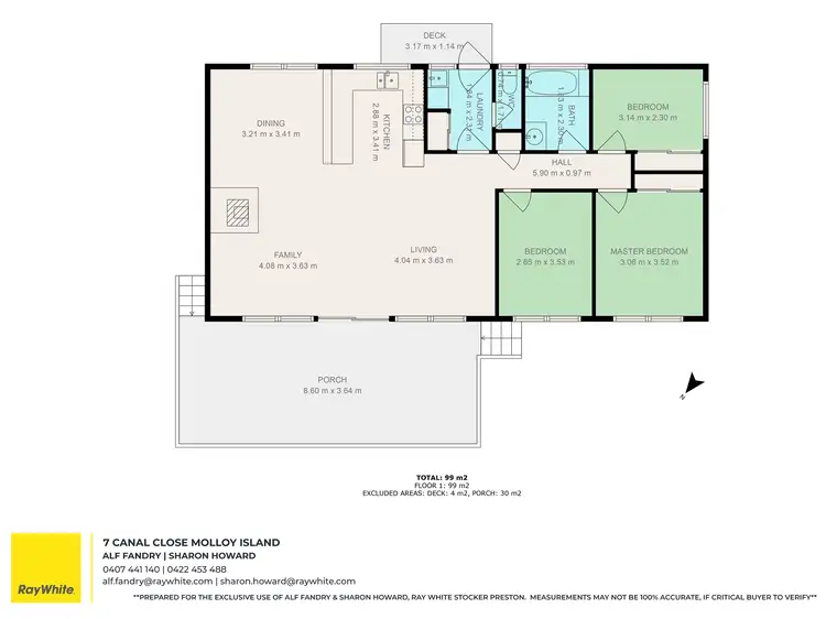 Floorplan of Homely house listing, 7 Canal Close, Molloy Island WA 6290