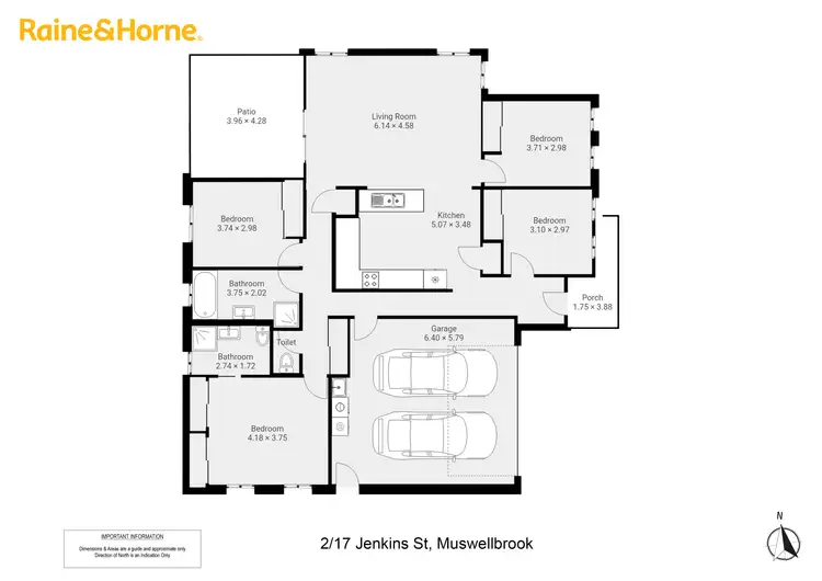 Floorplan of Homely house listing, 2/17 Jenkins Street, Muswellbrook NSW 2333