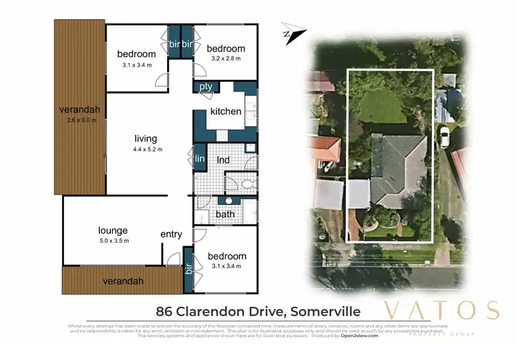 Floorplan of Homely house listing, 86 Clarendon Drive, Somerville VIC 3912