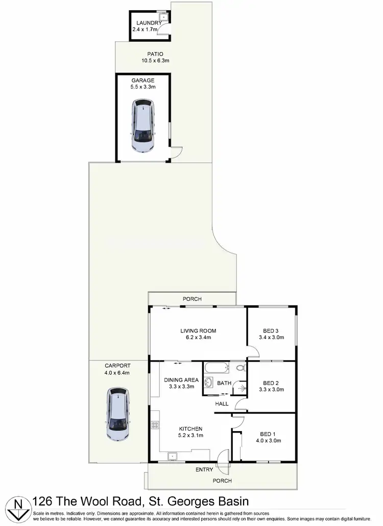 Floorplan of Homely house listing, 126 The Wool Road, St Georges Basin NSW 2540