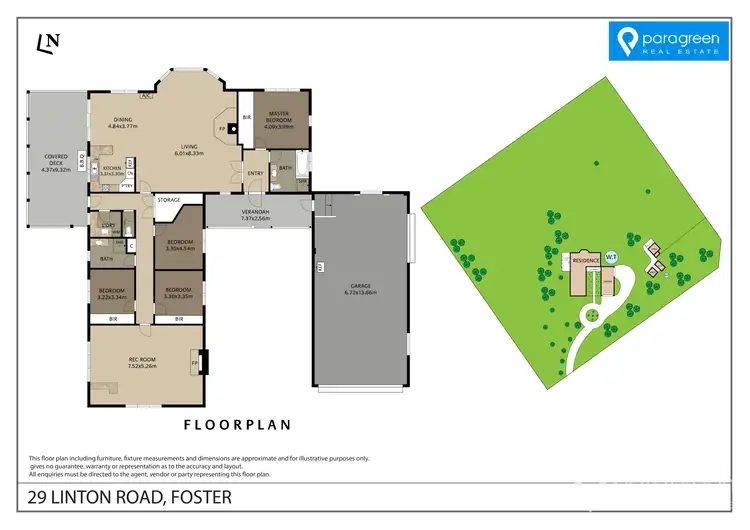 Floorplan of Homely house listing, 29 Linton Road, Foster VIC 3960