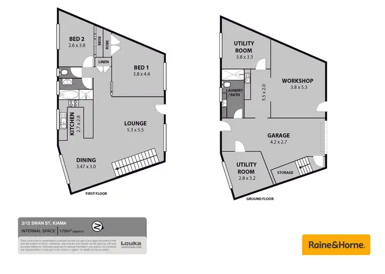 Floorplan of Homely unit listing, 3/12-14 Swan Place, Kiama NSW 2533